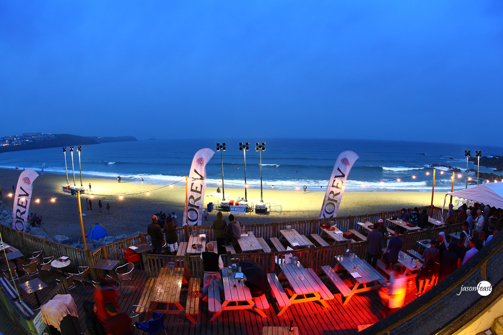 Night Surf fistral beach
